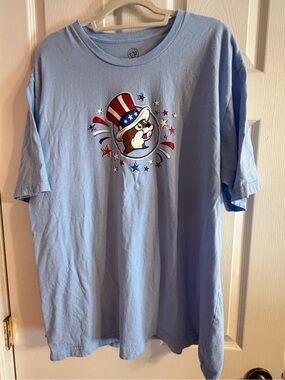 BUC-EES Men’s American Blue Short Sleeve T-Shirt Size 3XL 🇺🇸 USA